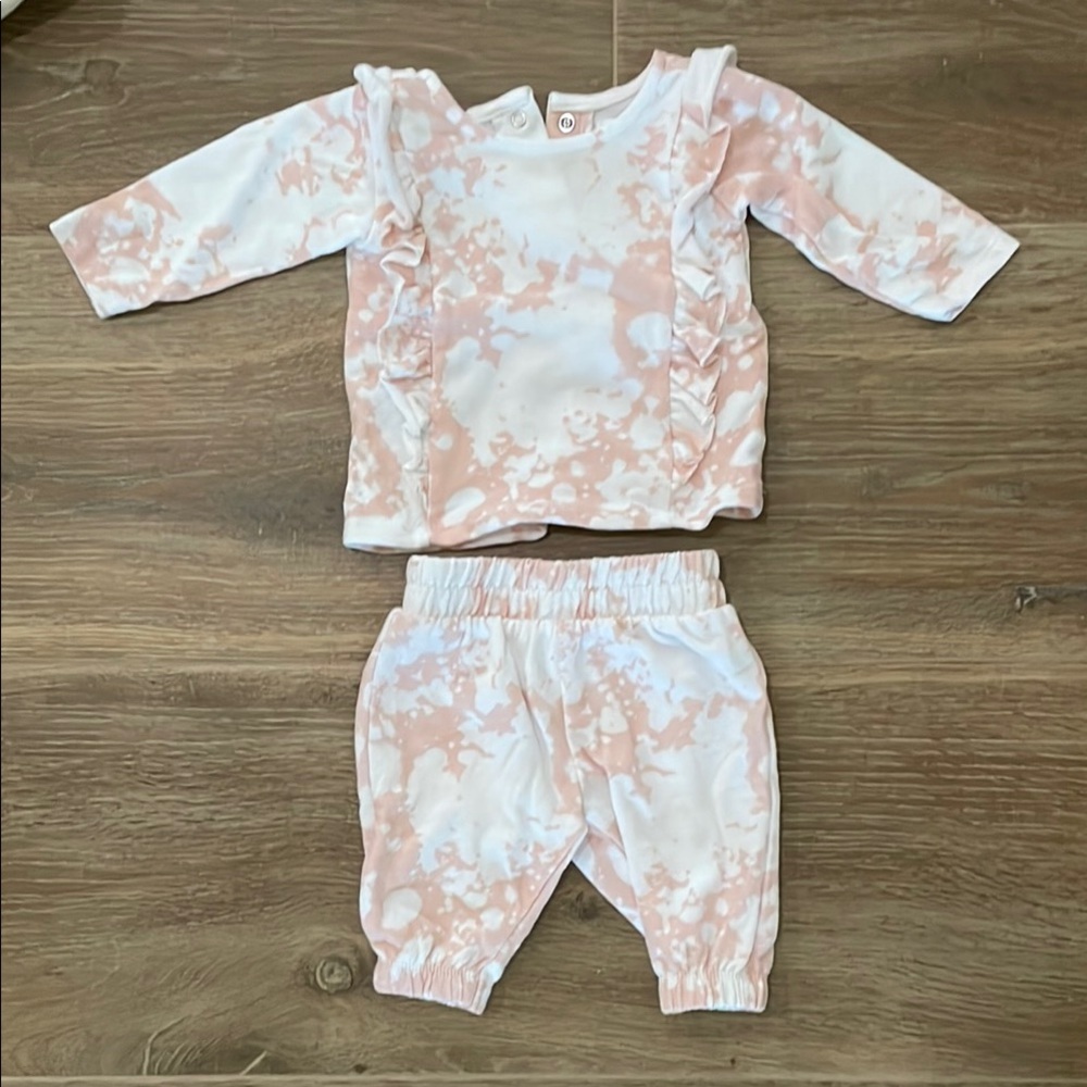 Grayson Mini Pink Tie Dye Matching Set 0-3